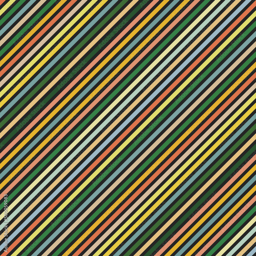 Poster Striped vector pattern. Simple striped and diagonal pattern.