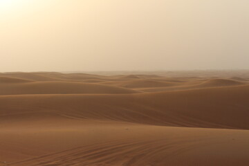 Fototapeta na wymiar Desert Landscape ATV