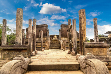 Vatadage in Polonnaruwa - obrazy, fototapety, plakaty