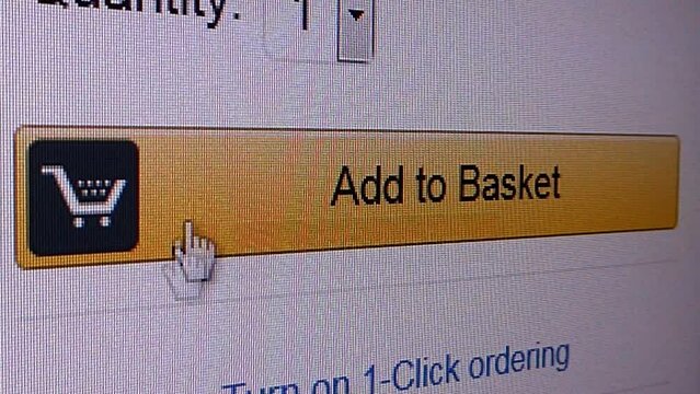 Online shopping.  Add to basket