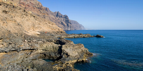 Panorama of Teno coast, Tenerife, Canary Islands