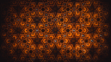 Mandala seamless pattern background