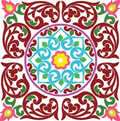 Floral pattern. wood carving pattern