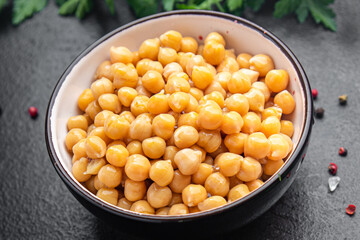 chickpeas Turkish peas chickpea legume fresh healthy meal food diet snack on the table copy space food background 