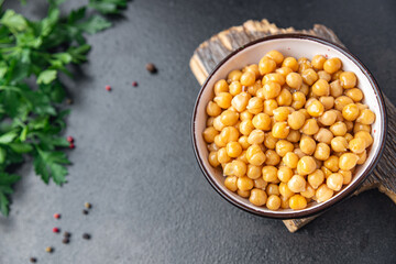 chickpeas Turkish peas chickpea legume fresh healthy meal food diet snack on the table copy space food background 