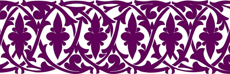 Floral pattern. wood carving pattern