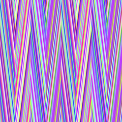 Seamless pattern with many diagonal colorful zigzag stripes, vector EPS 10
