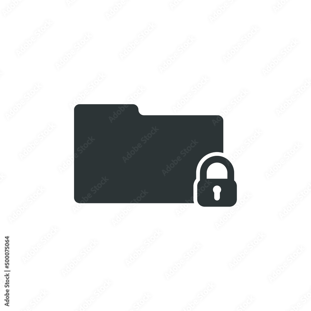 Aufkleber vector sign of the folder symbol is isolated on a white background. folder icon color editable.