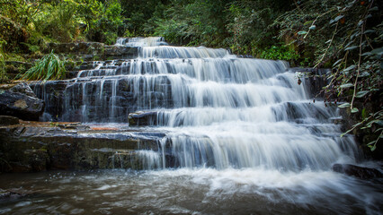 Long exposure of 39 Steps Cascade in Hogsback, Eastern Cape, South Africa