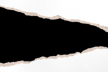 Ripped paper background- frame template isolated