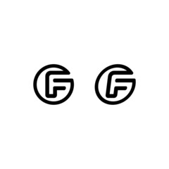 F letter logo design F letter icon vector design F logo Logo Letter Monogram Initial Capital Design Templete