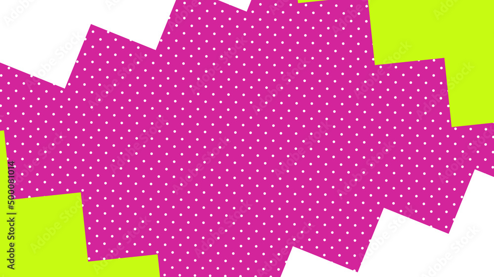 Poster abstract geometric pattern retro pop art memphis style 80s background