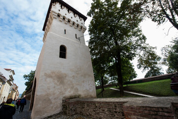 Fototapeta na wymiar The Carpenter s Tower in Sibiu 18