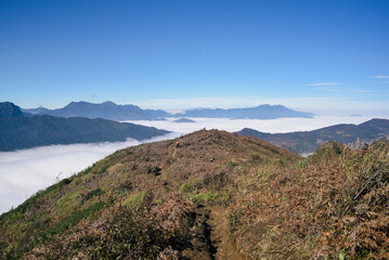 trekking on the top of the LaoThan mountain, YTy, LaoCai, VietNam