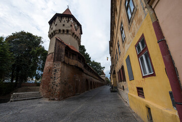 Fototapeta na wymiar The Carpenter s Tower in Sibiu 15