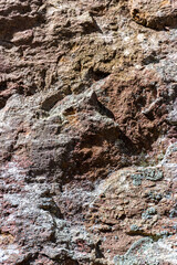 Roche granitique en gros plan. Texture pour ressource graphique