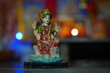 mahalaxmi statue in night image HD