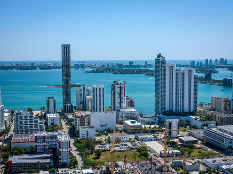 Sea, Miami, Fort Lauderdale, Aerial, Blue, Green, Ocean