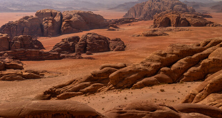 Fototapeta premium Wadi Rum desert, Jordan
