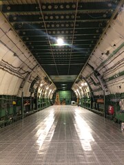 The cargo compartment of the aircraft AN-225 MRIYA