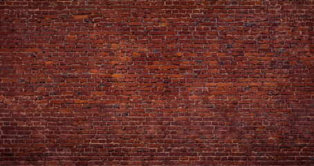 Beautiful Panoramic large brick wall Background
