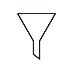 filter icon vector funnel symbol