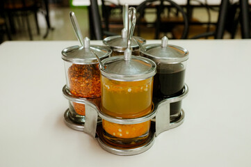  Thai Condiment for noodle Seasoning set
