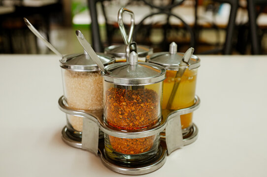  Thai Condiment for noodle Seasoning set