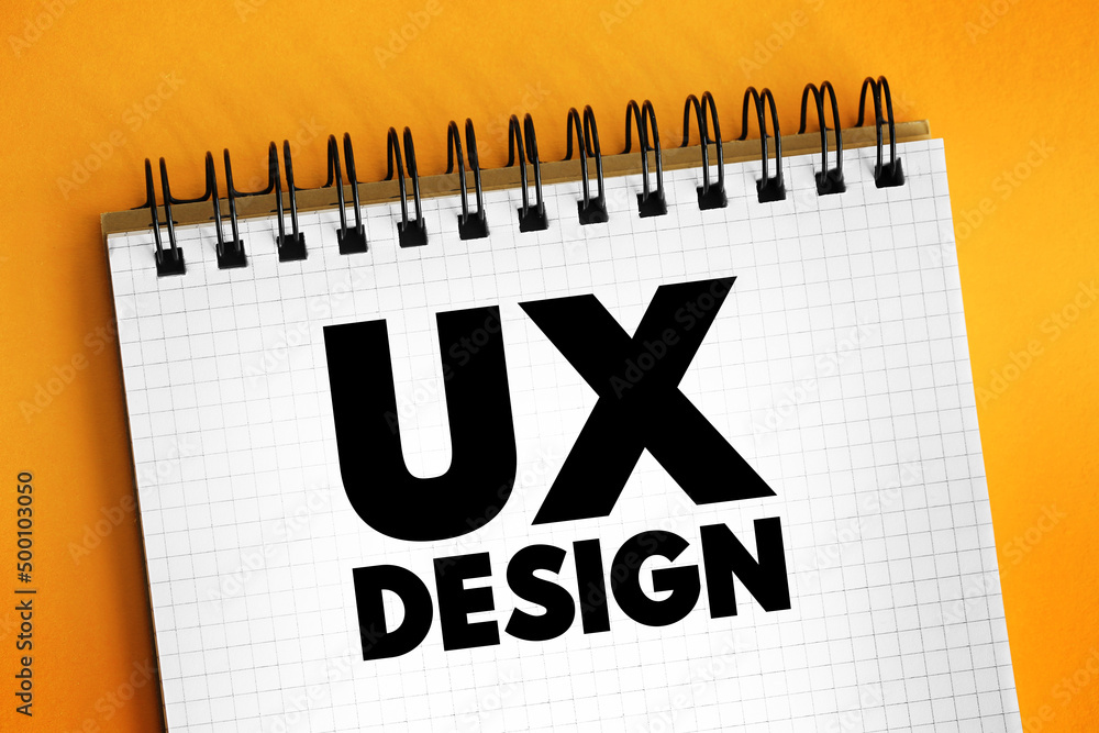 Poster ux design - process of creating evidence-based, interaction designs between human users and products
