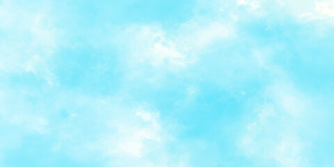 Abstract beautiful painted cloudy sky blue watercolor background, Light blue background with watercolor, Soft cloud in the sky background blue tone for wallpaper, graphics design and web design.