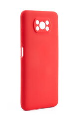 mobile phone for advertising in an online store. Fashion mobile phone cover. 