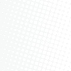 White circles, gradient halftone background. Vector illustration.