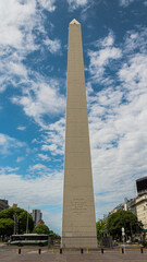 vertical photo of the obelisk buenos aires