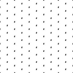 Square seamless background pattern from geometric shapes. The pattern is evenly filled with small black industrial pollution symbols. Vector illustration on white background