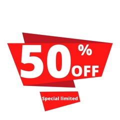 50%OFF SPECIAL LIMITED red figurine with white background
