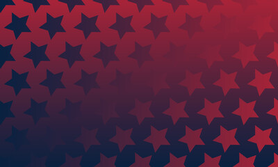 Red and blue gradient stars on gradient background; good for slides, wallpaper and meeting backgrounds.