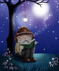 singing gnome in the fairy forest 