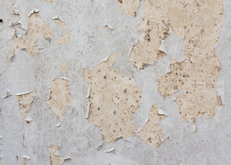 Old painted wall with cracked texture.