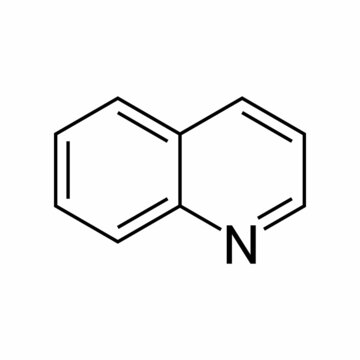 chemical structure of quinoline (C9H7N)