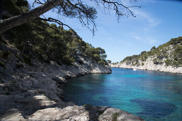 calanque de cassis et  ses falaises