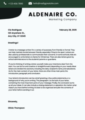 Abstract Minimalist Business Letterhead