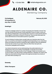 Abstract modern Business Letterhead