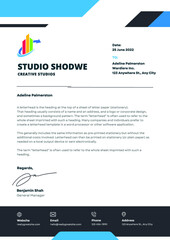 Minimalist Modern Business Letterhead Template