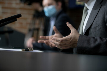 Professional business team working in the office