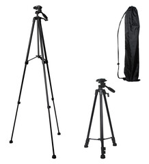 tripod for phone, camera, isolated on white background