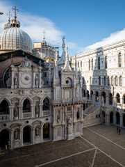 Fototapeta premium Doge's Palace in Venice view of St Mark