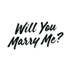 Fototapeta na wymiar Will You Marry Me, Marry Me Text, Engagement, Marriage Proposal, Vector Illustration Background