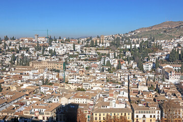 Fototapeta na wymiar City of Granada in Spain