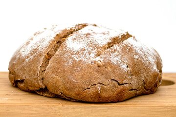 Fresh homemade walnut bread