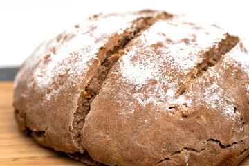 Fresh homemade walnut bread